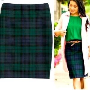 J.Crew  Plaid skirt